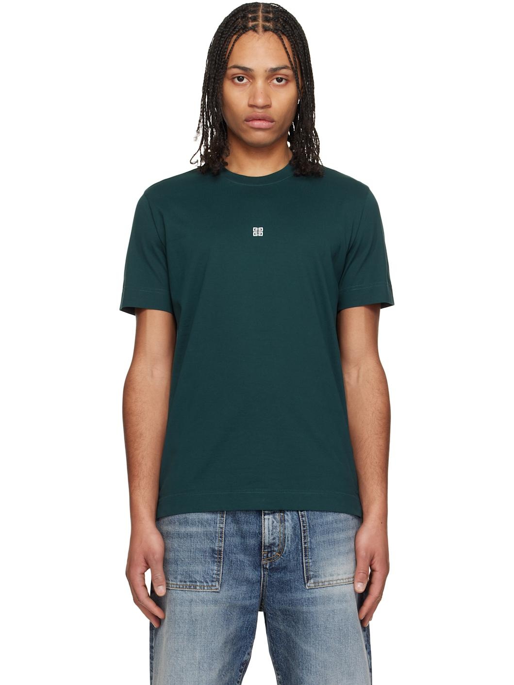 Green 4G Embroidery T-shirt - 1