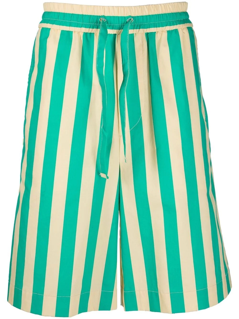 striped bermuda shorts - 1