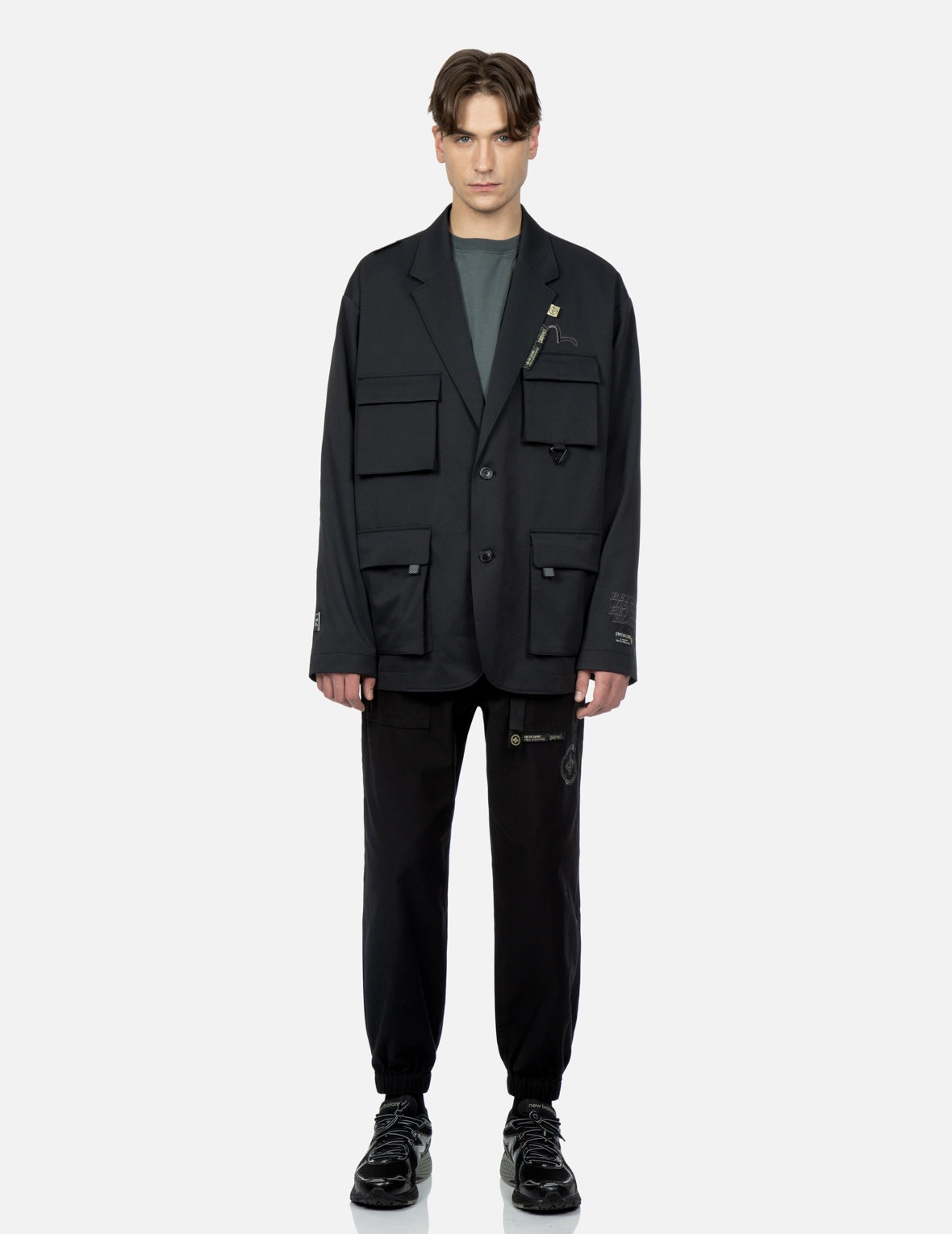 Multi Cargo Pocket Blazer - 6