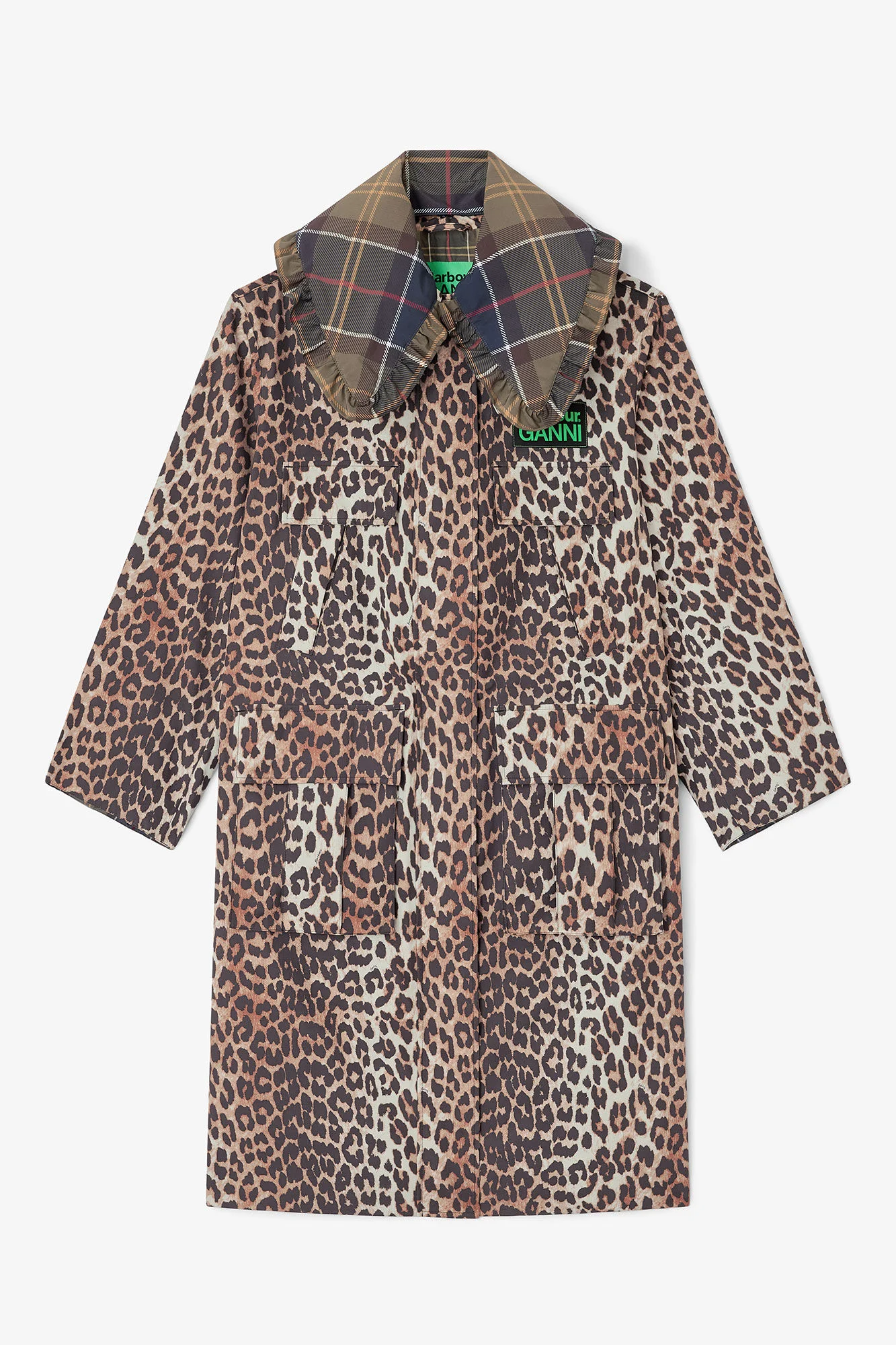 LONG COAT IN LEOPARD - 1