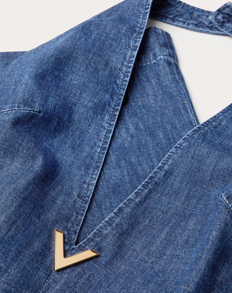 CHAMBRAY DENIM JUMPSUIT 3