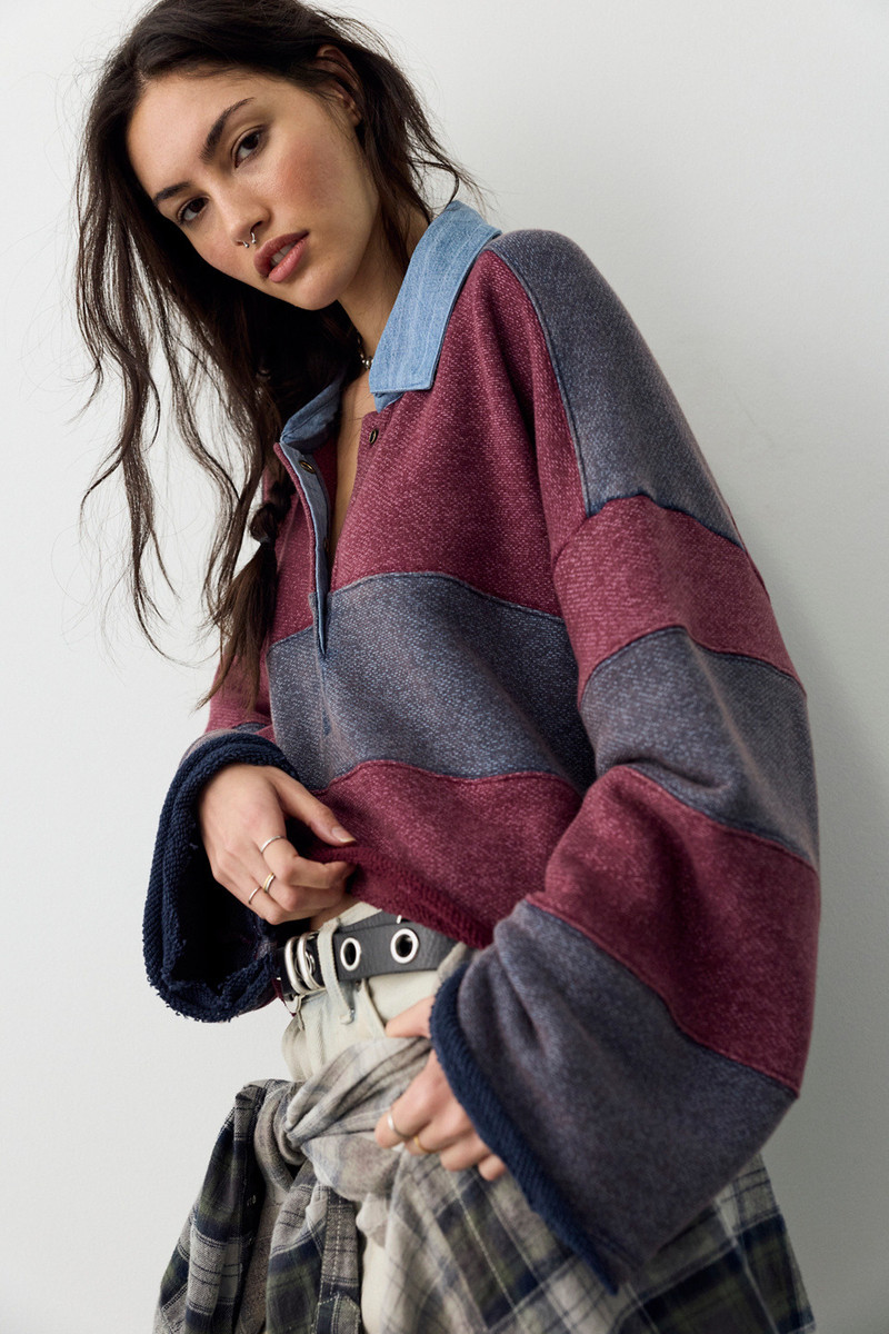 We The Free Bubble Gum Rugby Sweatshirt 1