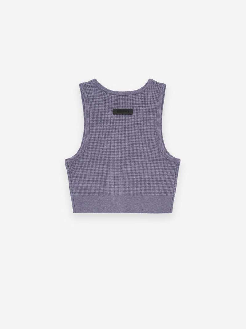 ESSENTIALS Womens Waffle Sport Tank outlook