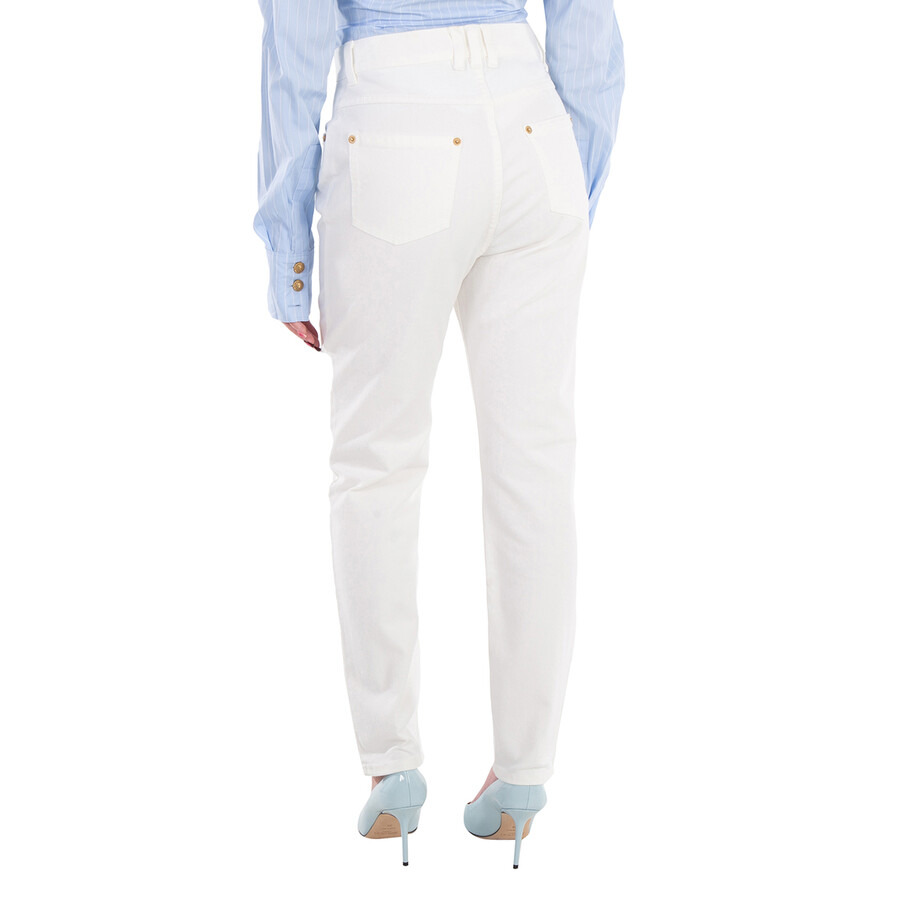 Balmain High Waist Slim Fit Jeans - 3