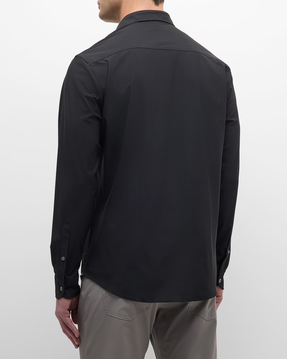 Men's Nylon-Stretch Sport Shirt - 4