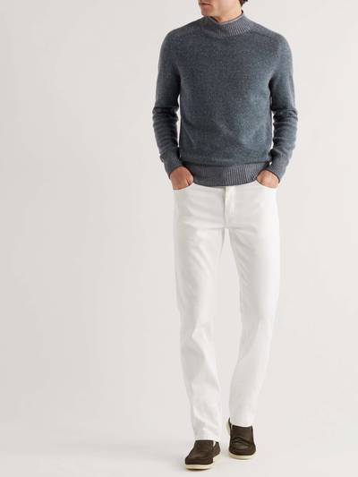 Loro Piana Slim-Fit Cashmere and Silk-Blend Rollneck Sweater outlook