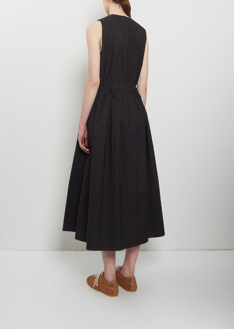 apuntob Cotton Pleated Sleeveless Dress outlook