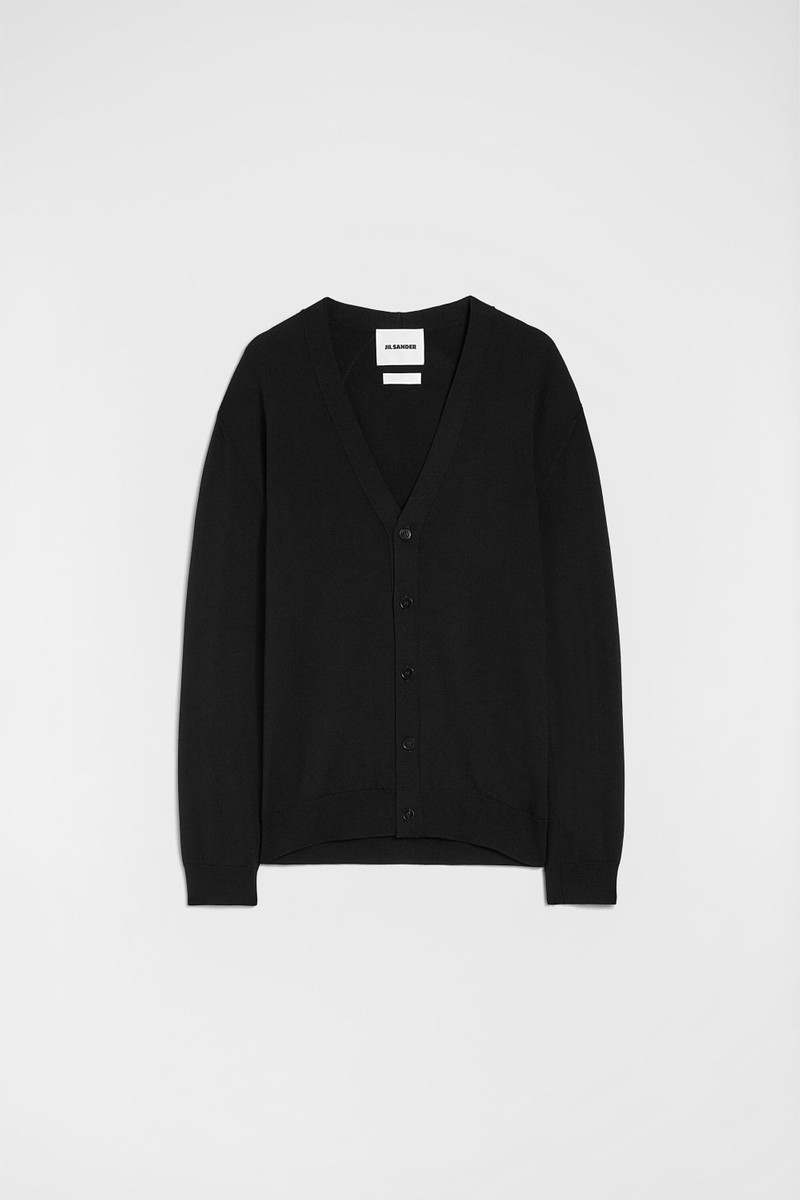 V-Neck Cardigan - 1