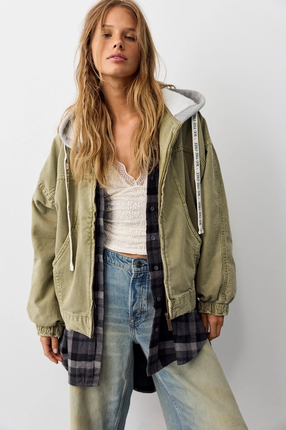 We The Free Iggy Hooded Denim Jacket - 1