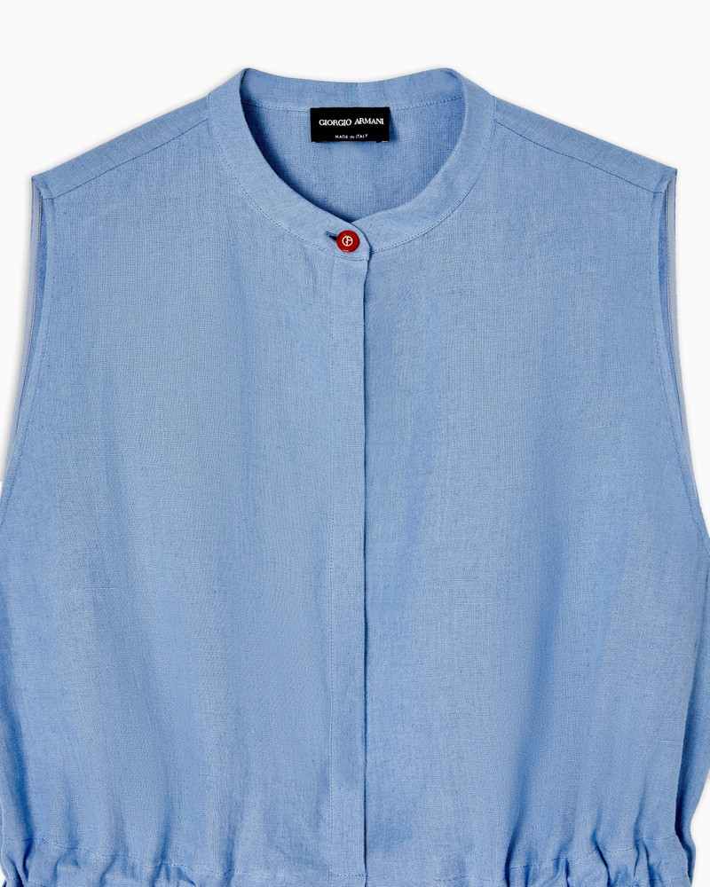 GIORGIO ARMANI HEMP TOP WITH DRAWSTRING outlook