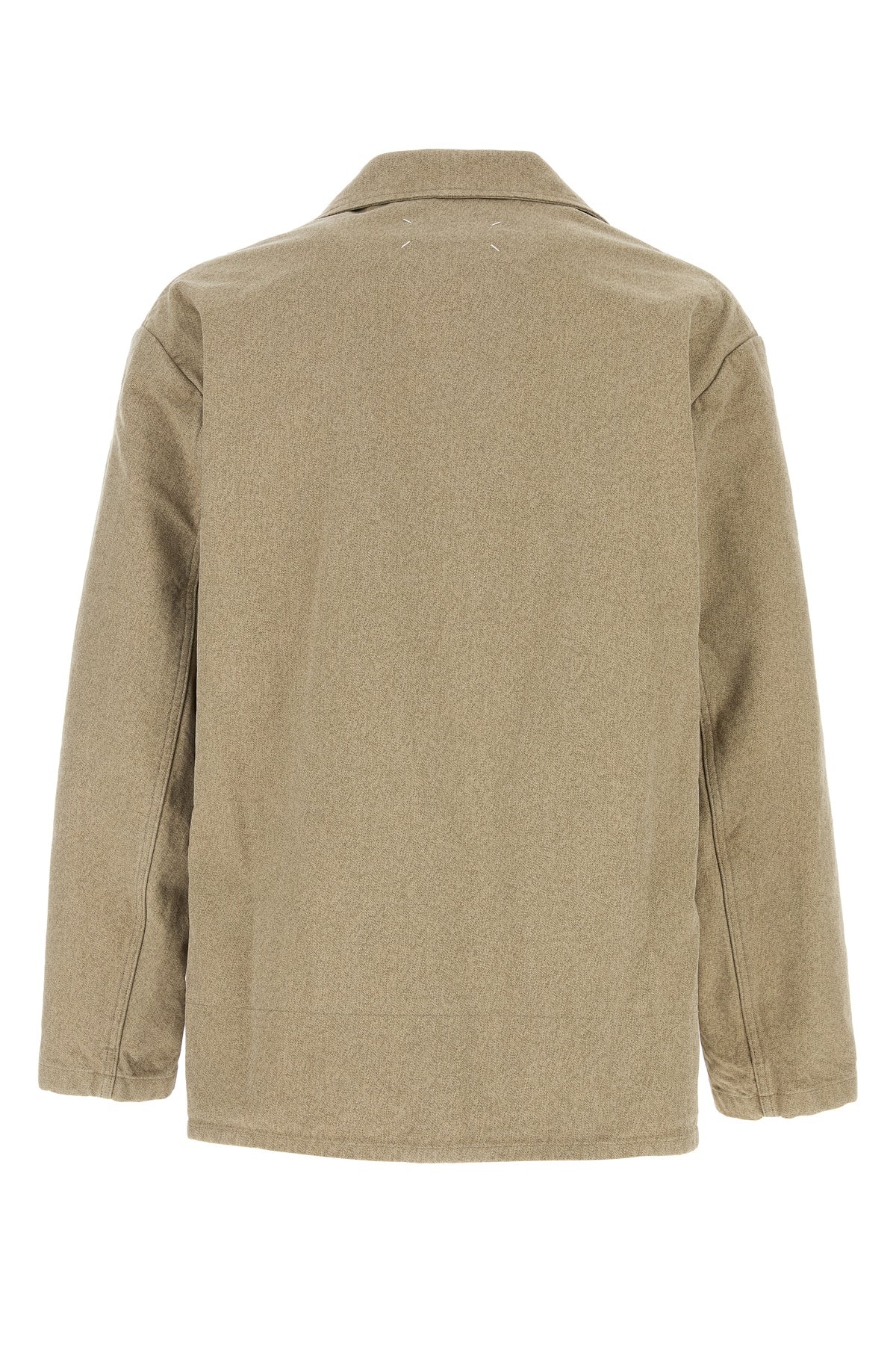 Melange cappuccino cotton blazer - 2