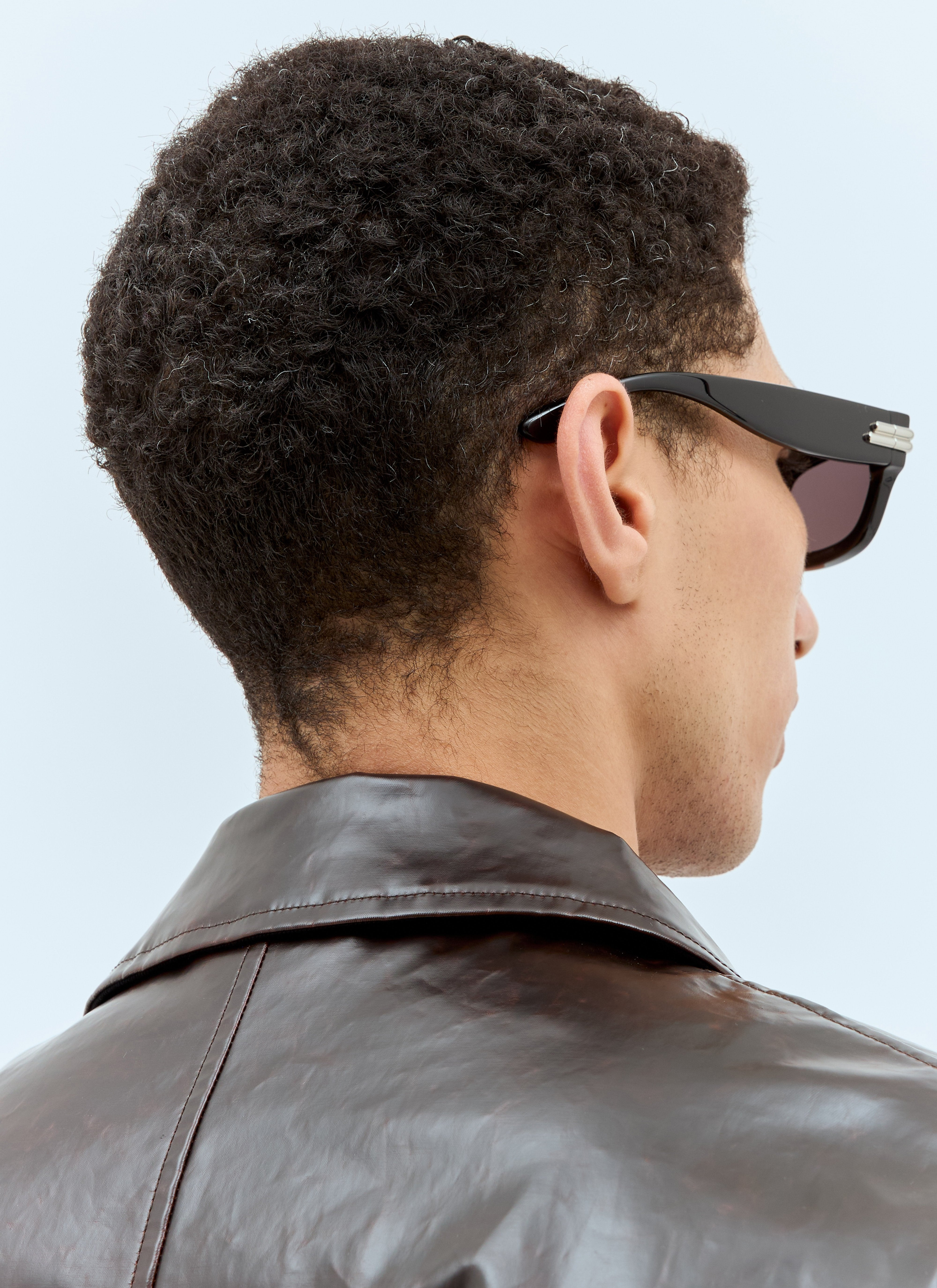 Bottega Veneta Men Mitre Square Sunglasses - 5