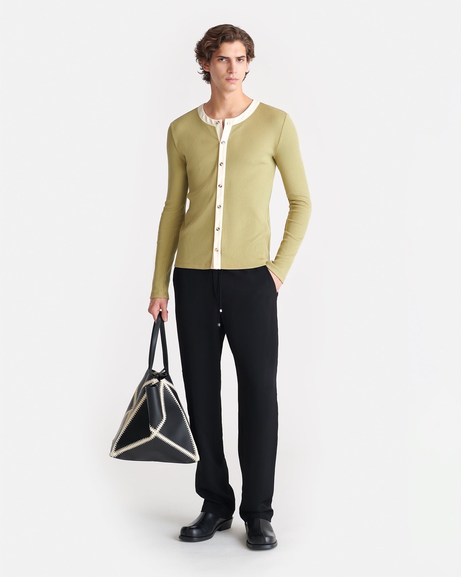 Ribbed Jersey Top - 2