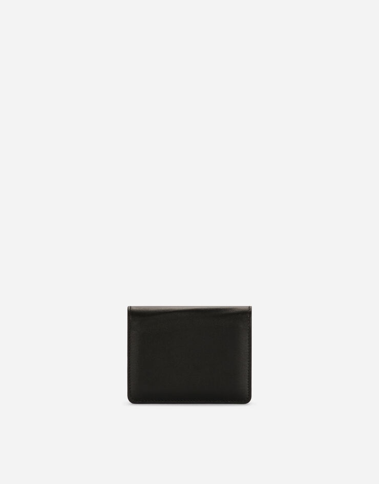 Calfskin wallet with DG logo - 3