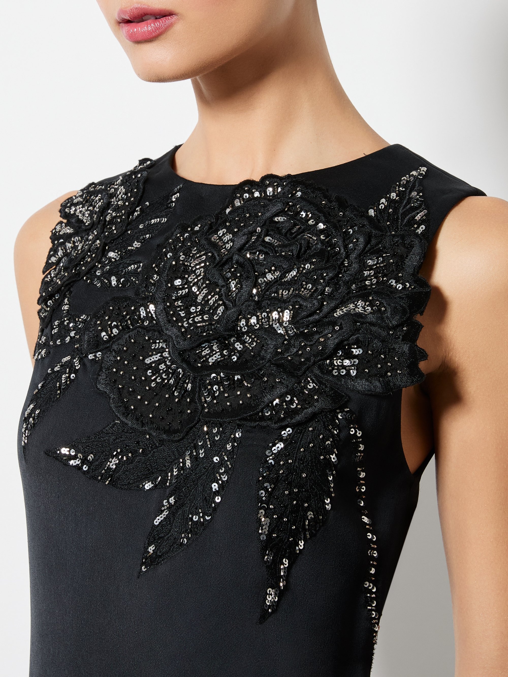 CLYDE EMBELLISHED A-LINE DRESS - 3