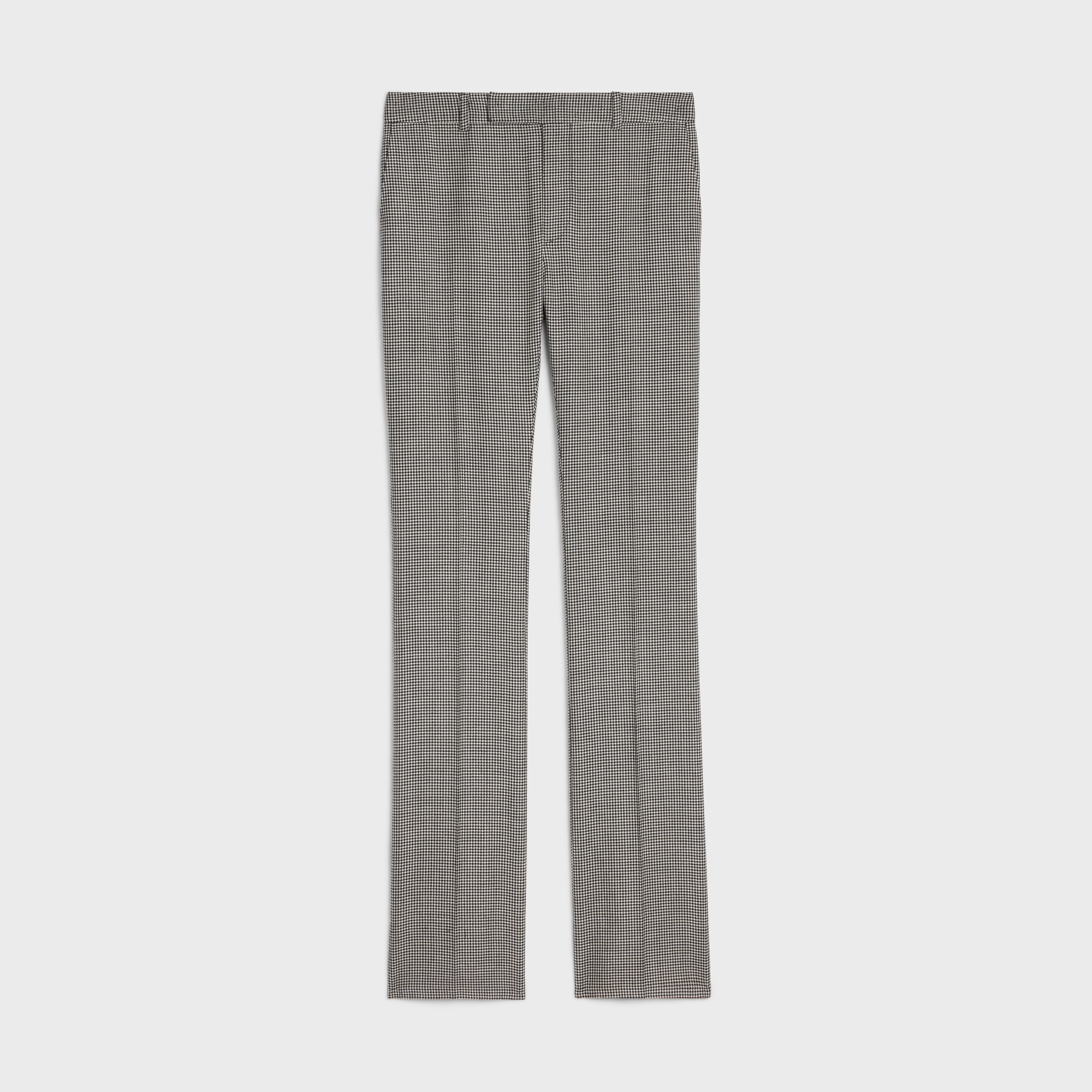 flared pants in wool and cashmere - 1