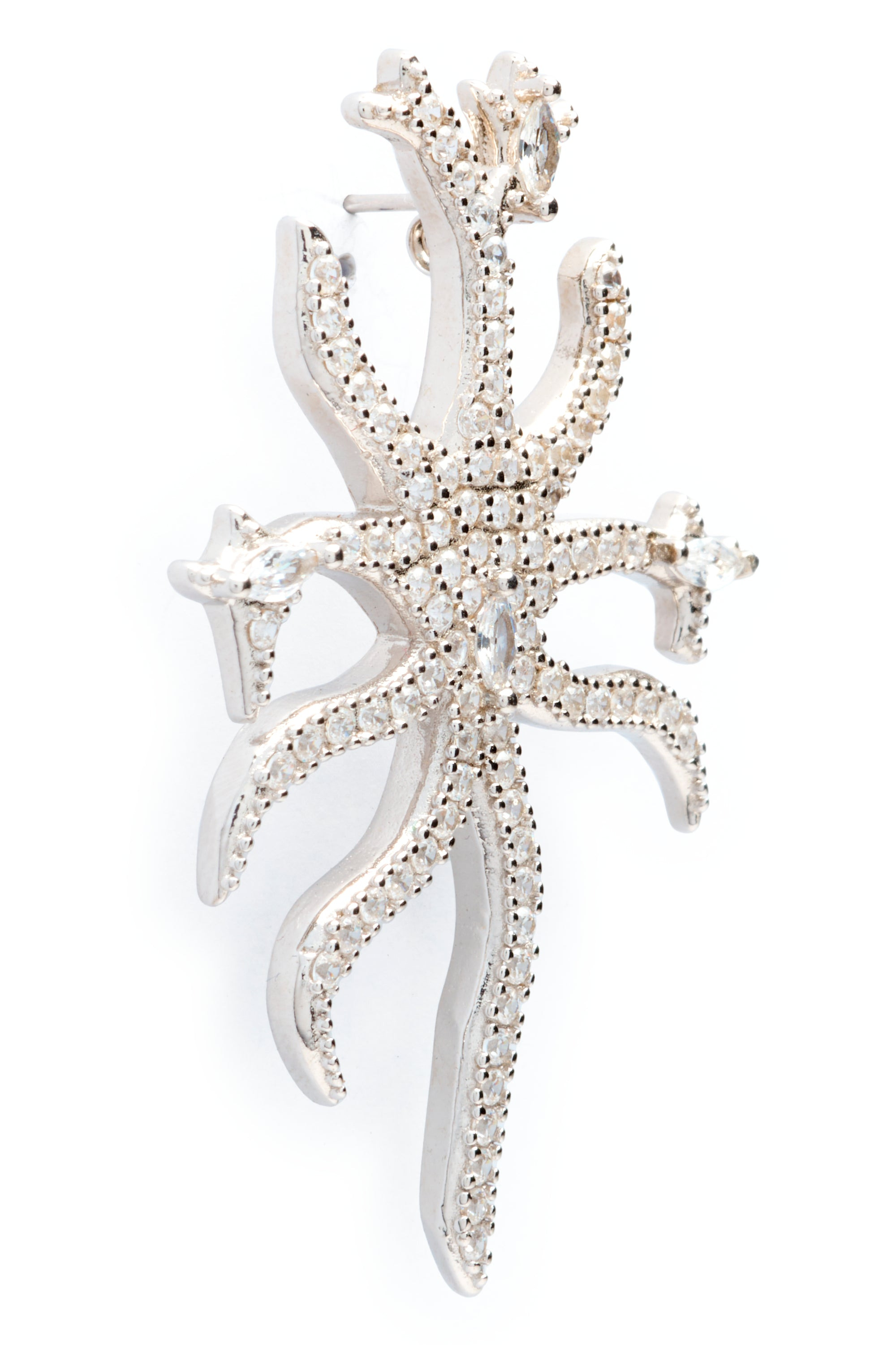 CRYSTAL CLEAR ETOILE EARRING - 3
