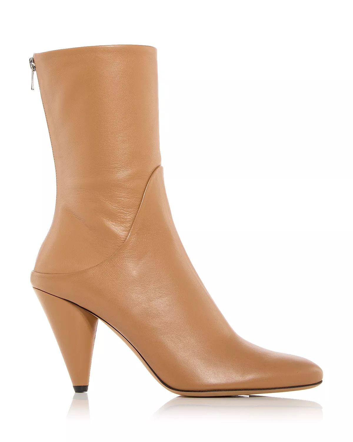 Women's Almond Toe High Heel Boots - 2
