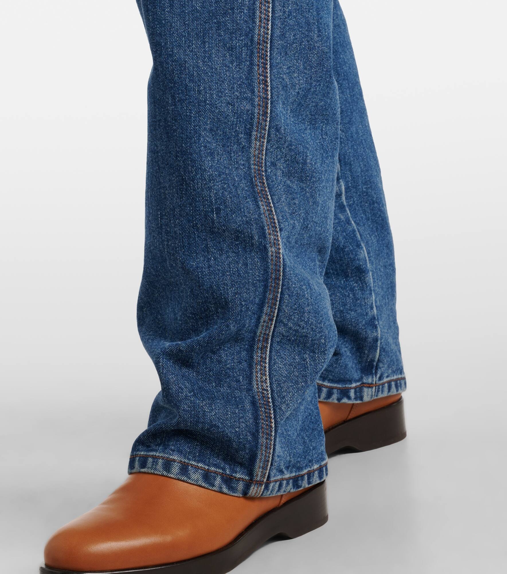 Etienne high-rise straight jeans - 5