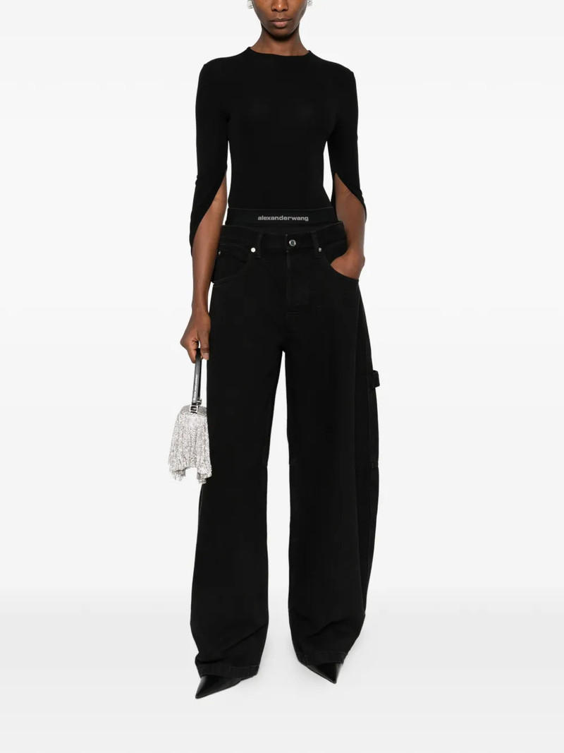 Alexander Wang Prestyled Mid Rise Oversized Jeans outlook