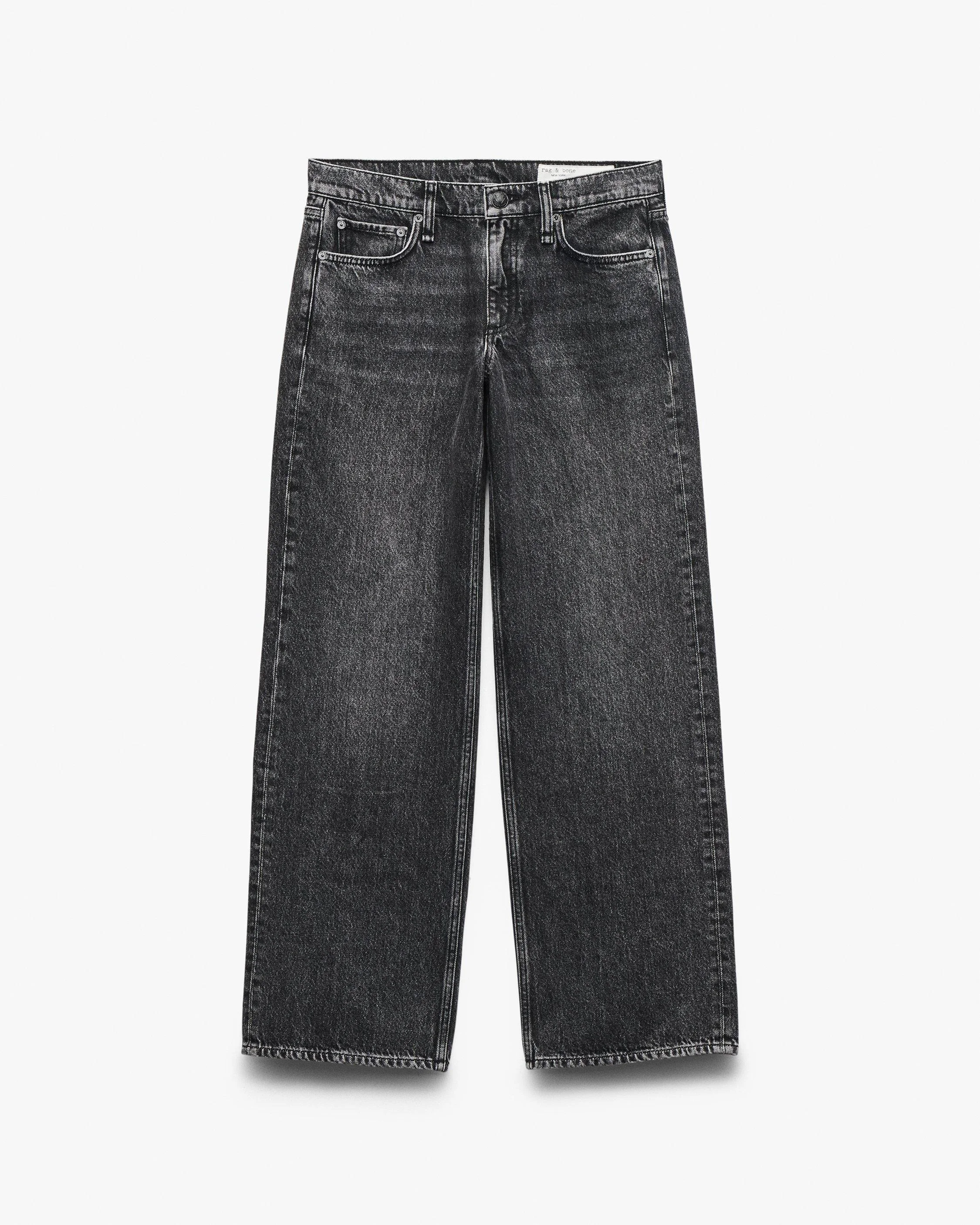Saige Relaxed Straight Jeans
Lightweight Rigid in Charcoal - 1