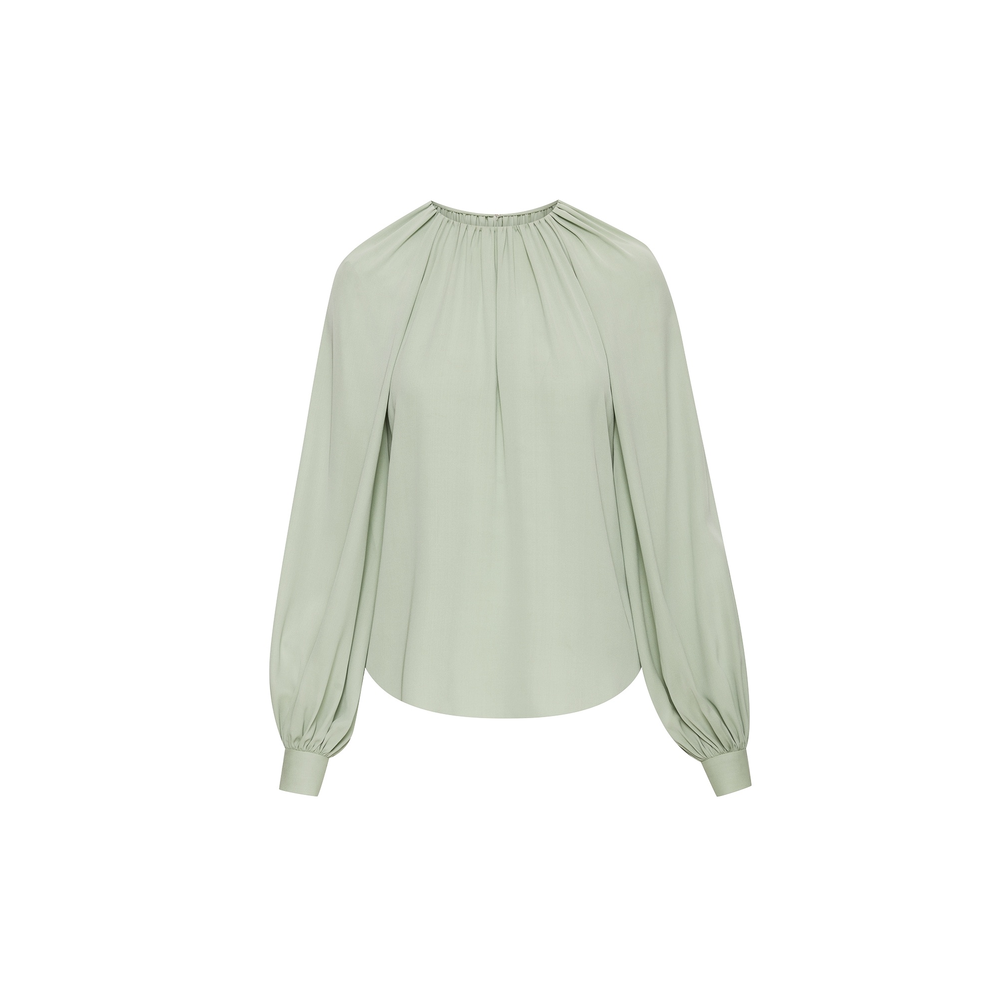 LONG SLEEVE GEORGETTE BLOUSE - 5