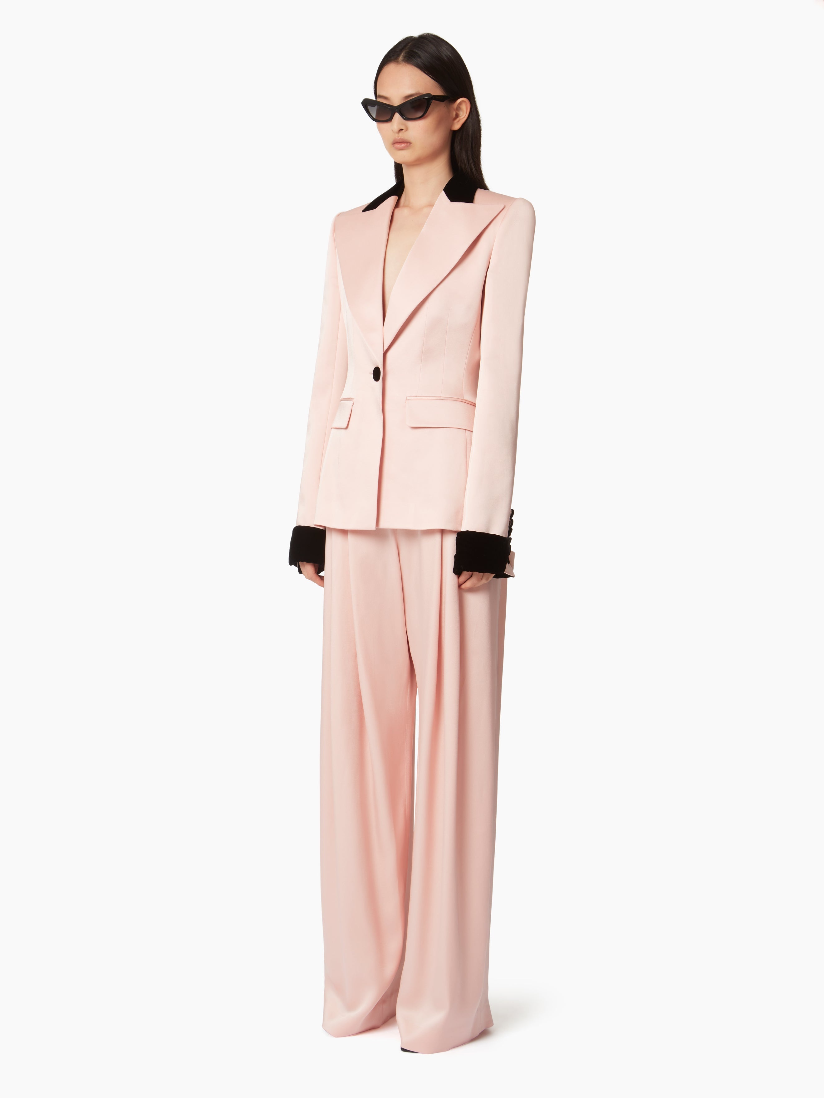 PLEATED WIDE-LEG PANTS - 2