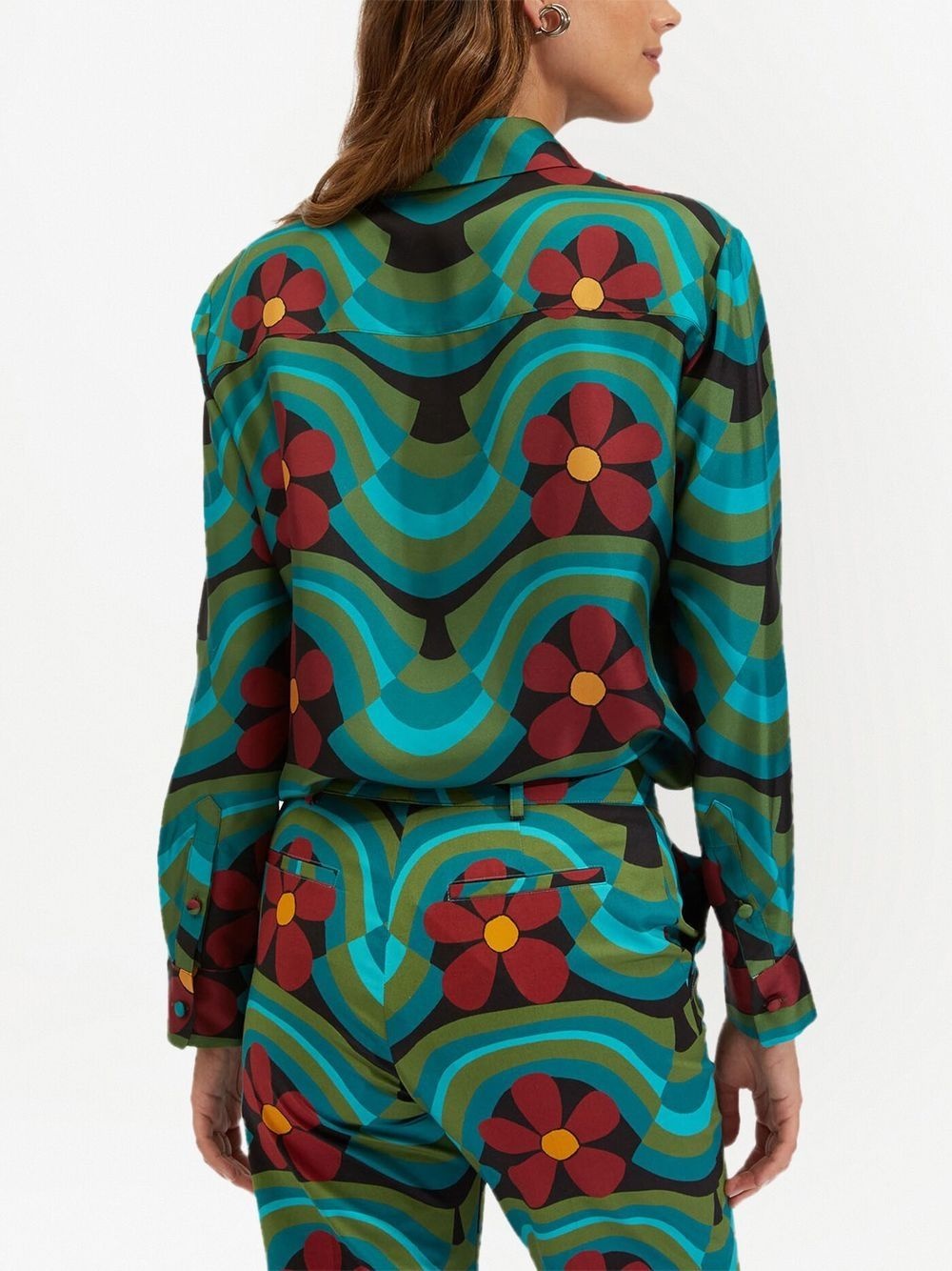 Boy graphic-print silk shirt - 3