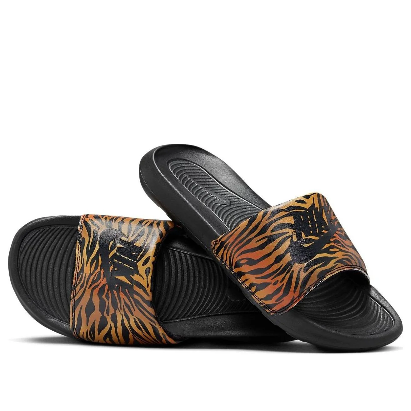 (WMNS) Nike Victori One Printed Slide 'Cheetah Print - Black' CN9676-010 - 1