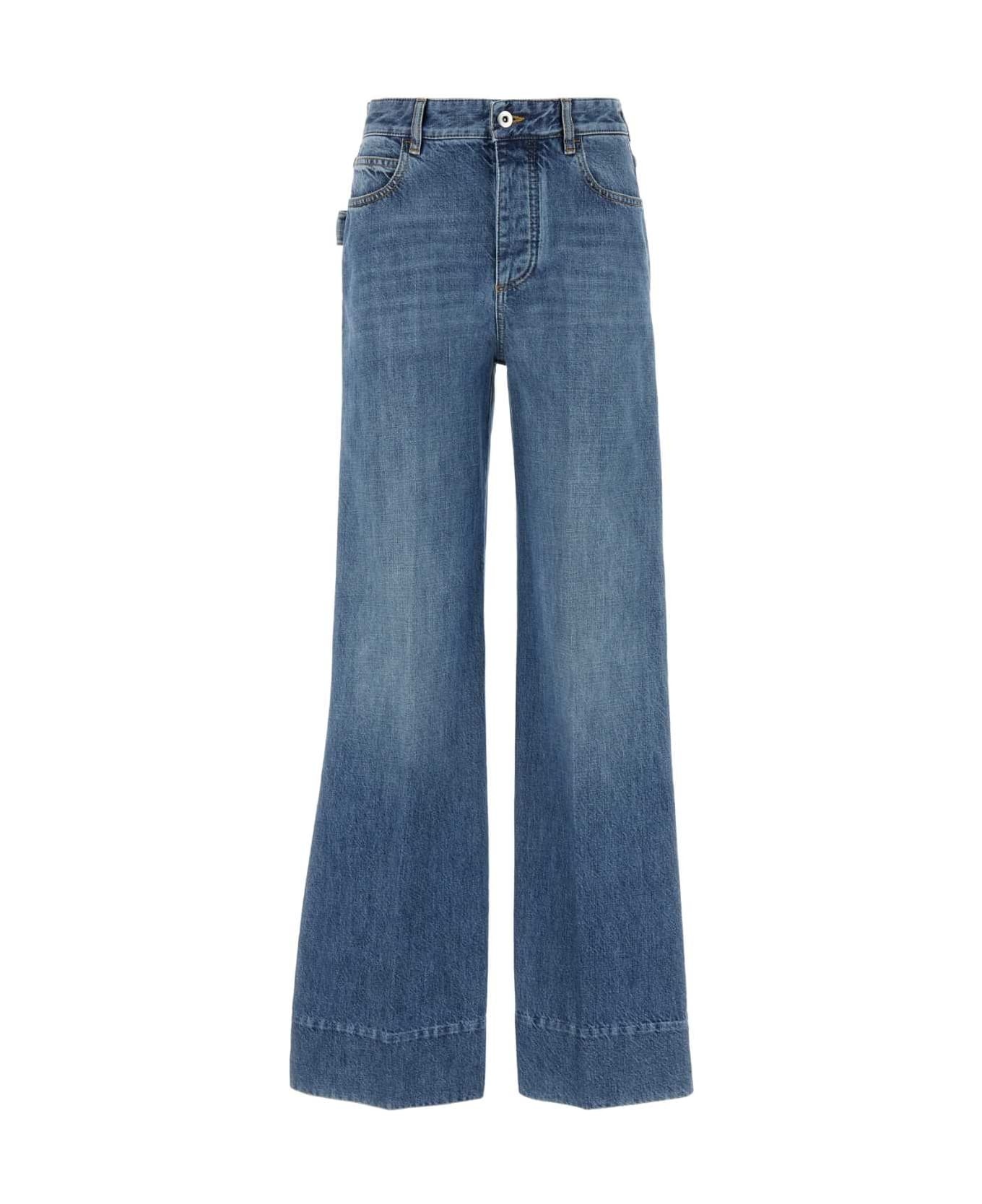 Denim Wide-leg Jeans - 1