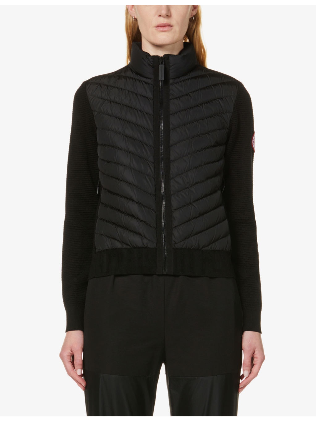HyBridge padded shell-down and wool jacket - 3