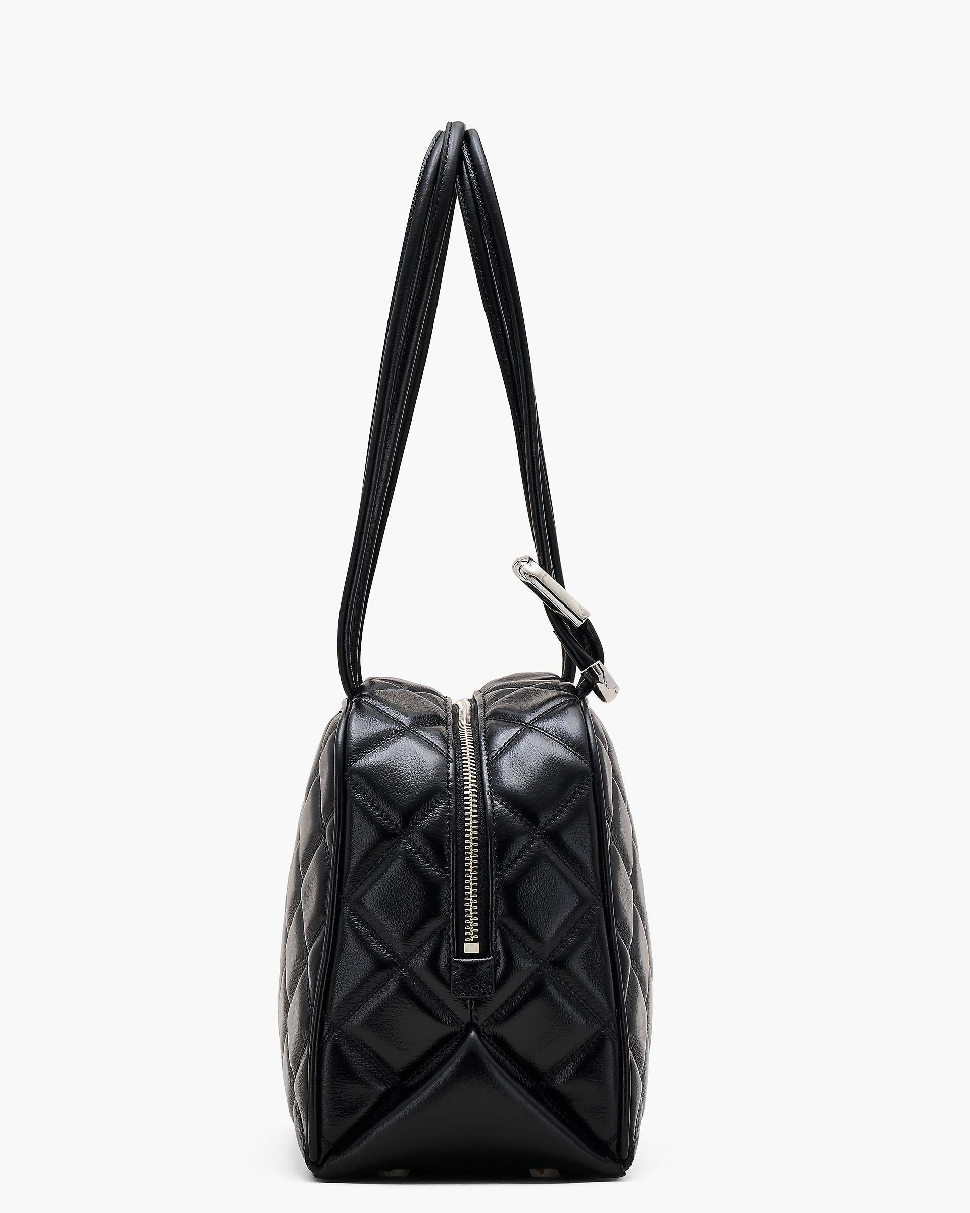 THE QUILTED LEATHER DUAL SATCHEL - 5