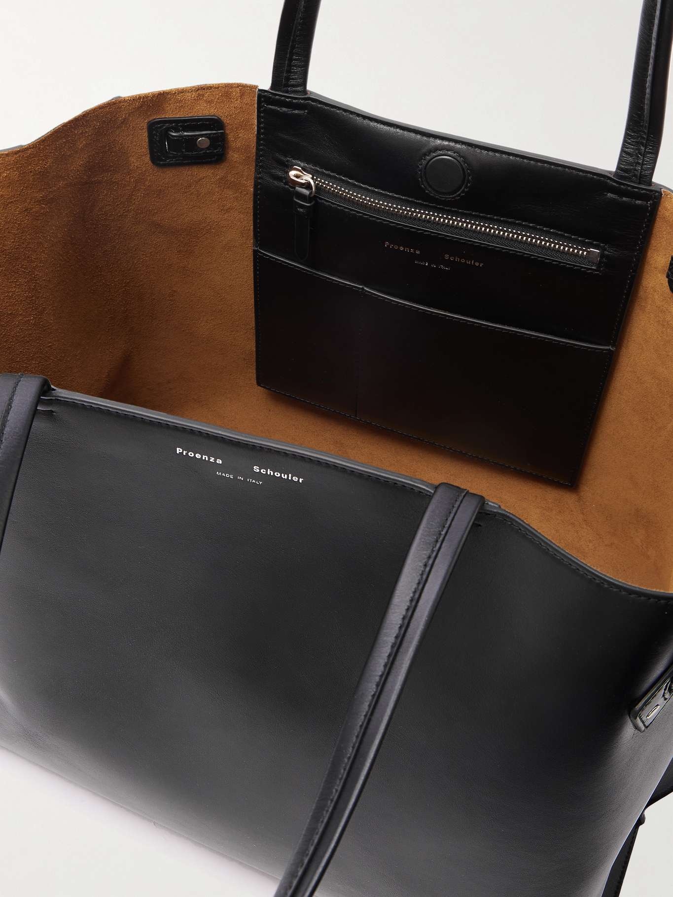 Days leather tote Black - 5