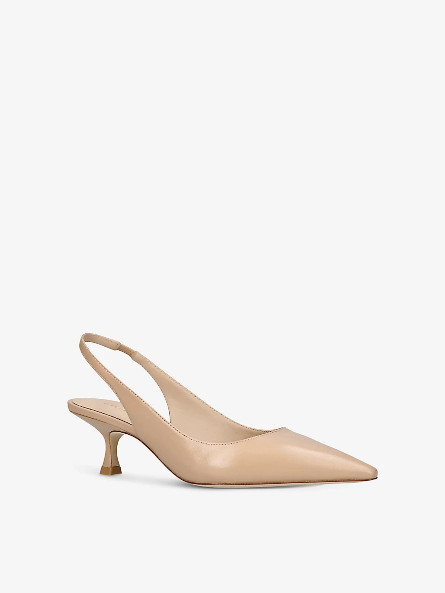 Naomi sling-back suede heeled courts - 3