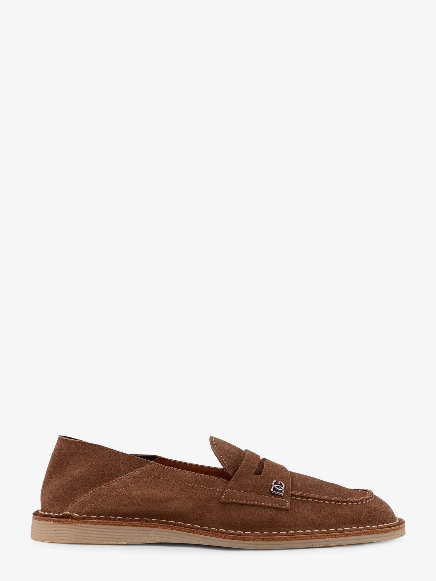 Dolce & Gabbana Suede Slipper Loafers - 1