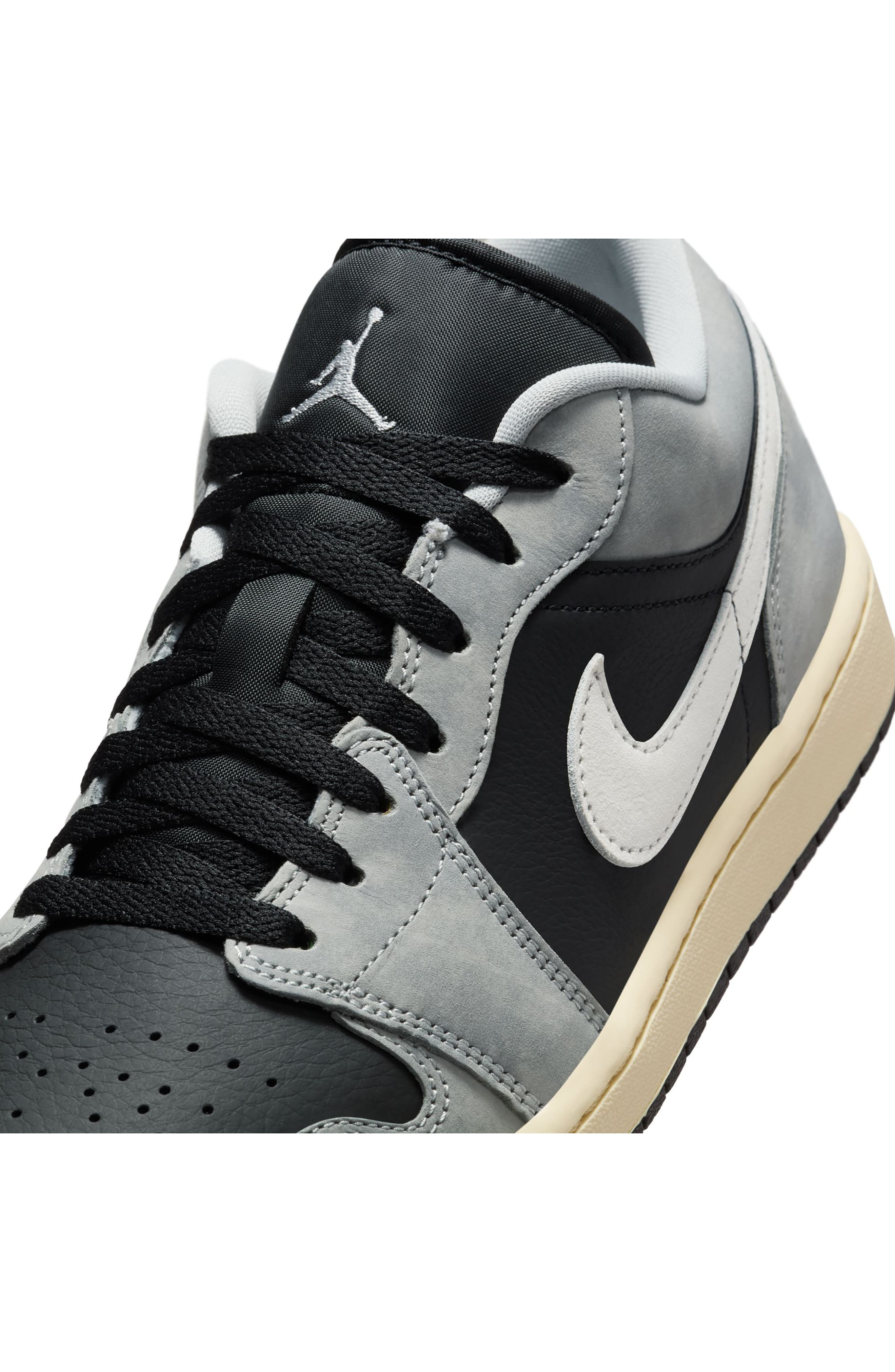 Nike Air Jordan 1 Low SE Sneaker in Light Smoke Grey/Black at Nordstrom - 8
