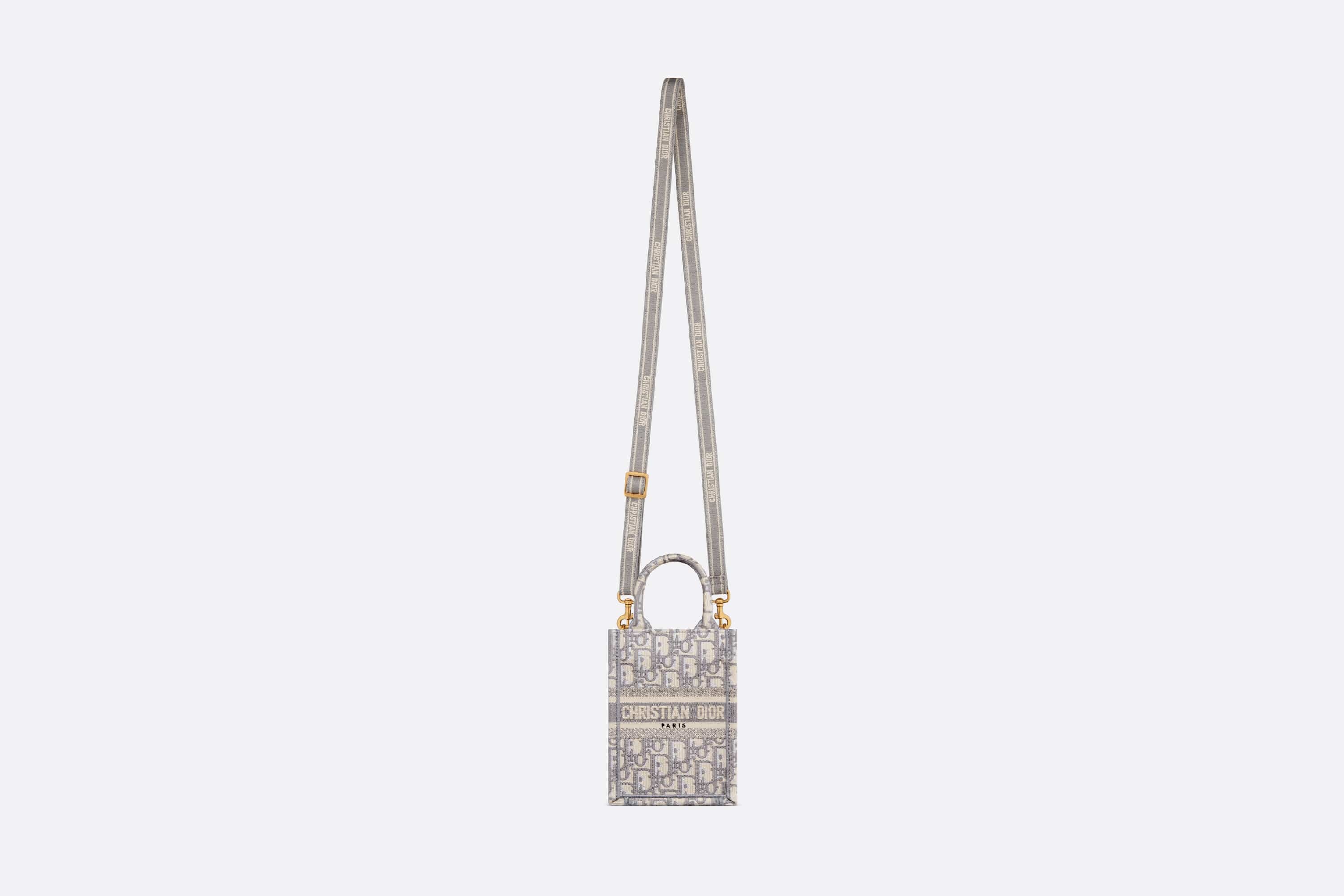 Mini Vertical Dior Book Tote with Strap - 4