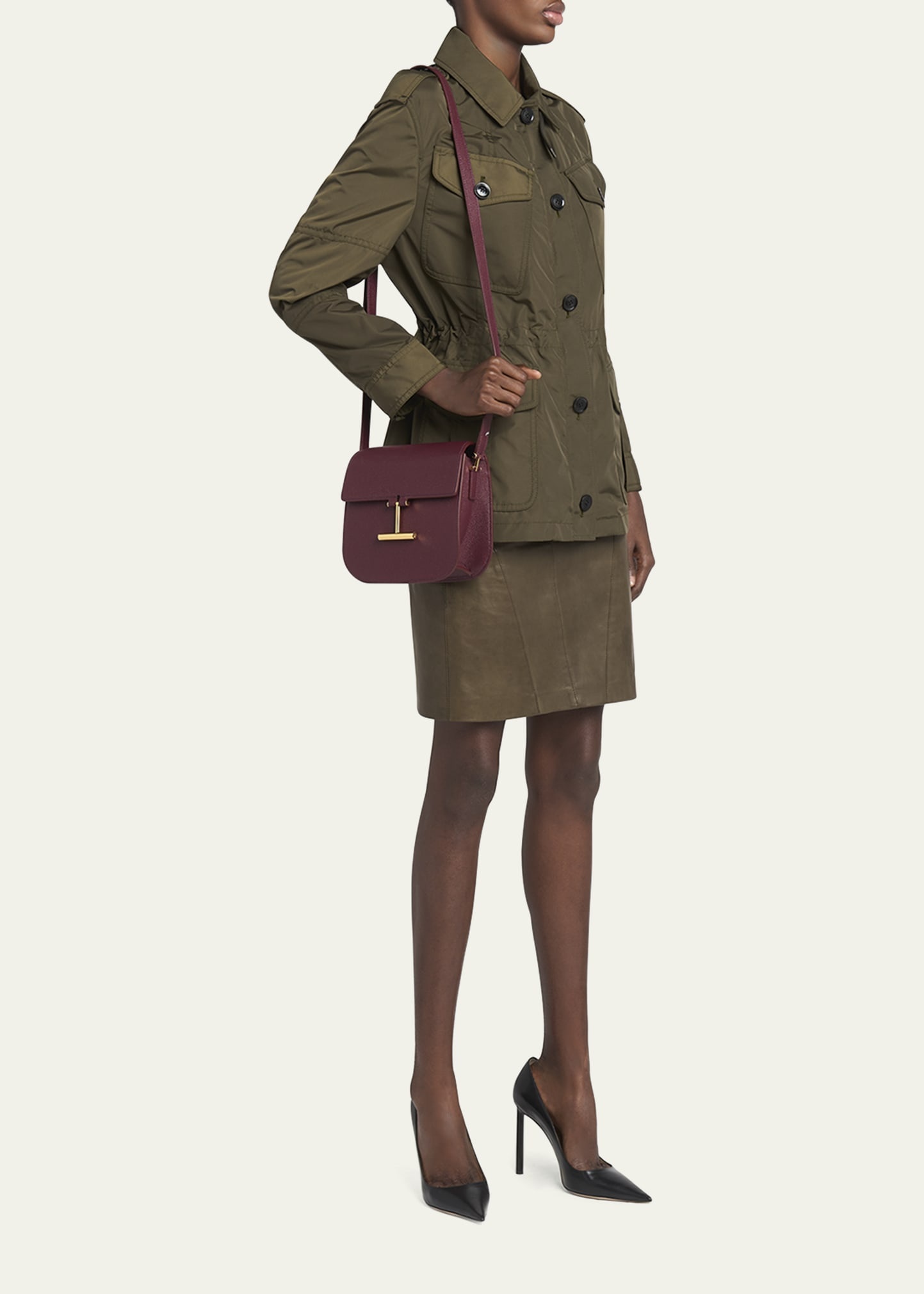 Tara Mini Crossbody Bag in Grain Leather - 6