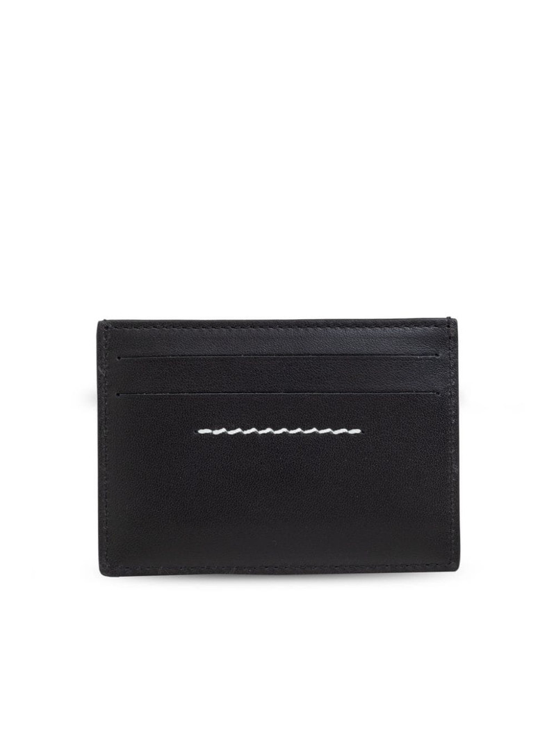 MM6 Maison Margiela signature numbers motif leather cardholder outlook