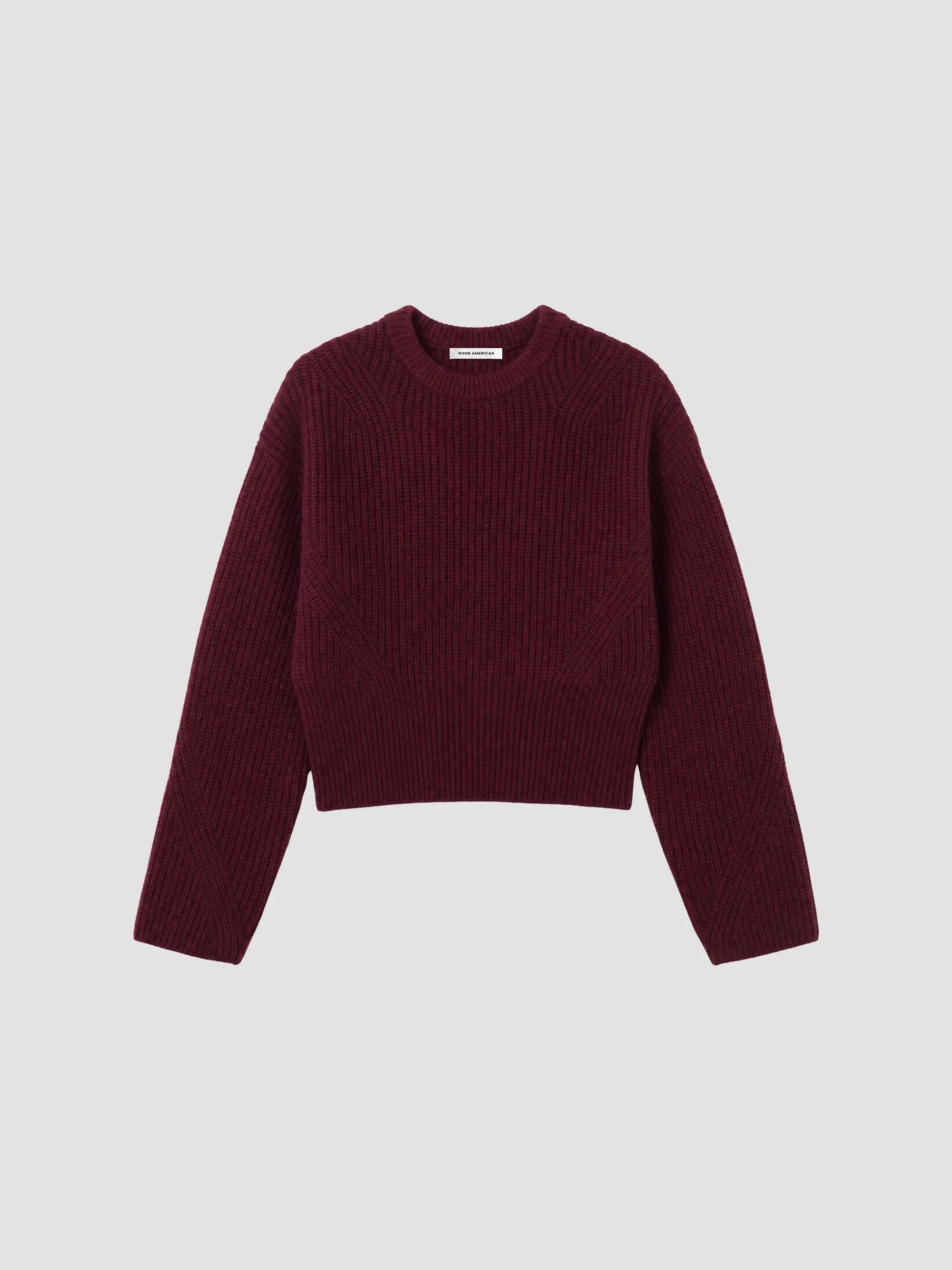 Women's The Chunky Knit Sweater - Berry Noir - 1