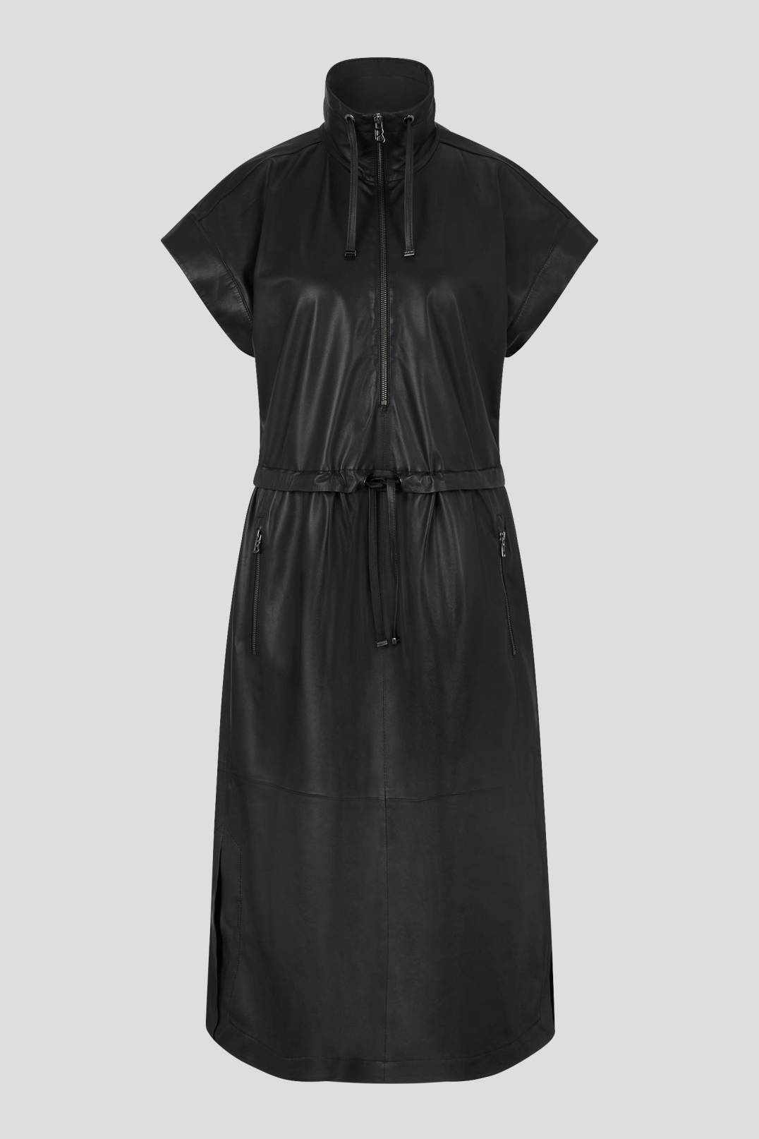GLORIA LEATHER DRESS IN BLACK - 1