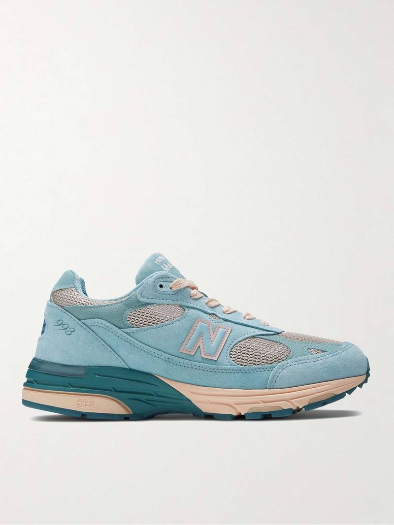 + Joe Freshgoods 993 Suede and Mesh Sneakers - 1