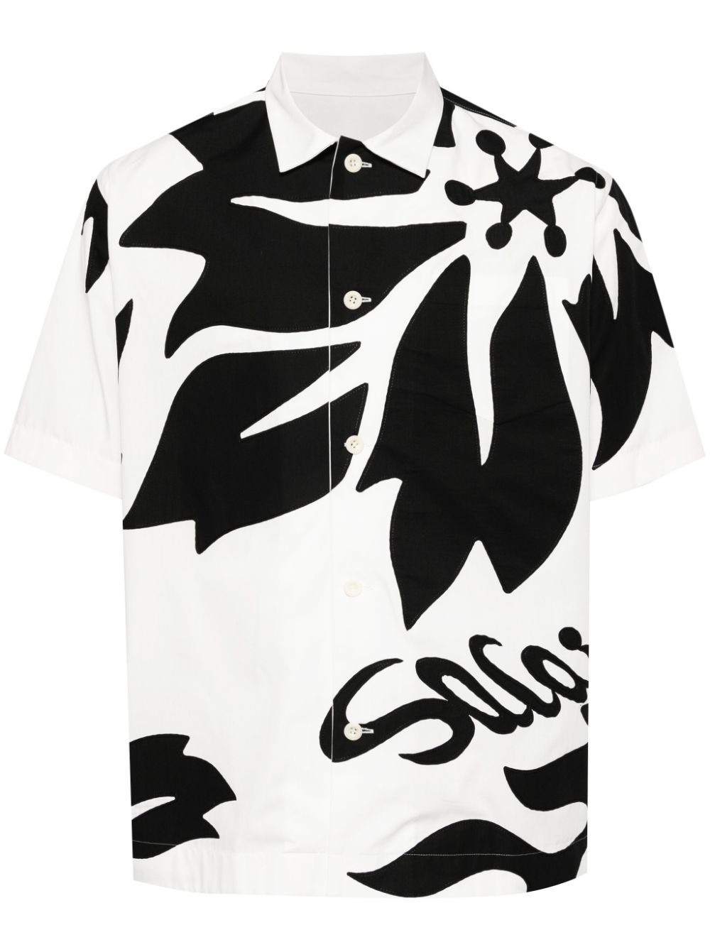 Sacai Men Shirt With Logo - 1