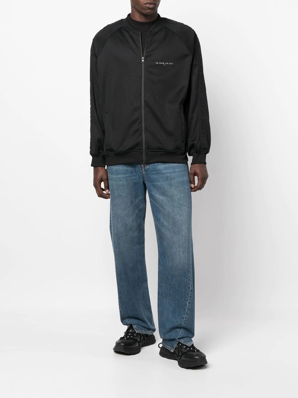logo-print lightweight jacket - 2