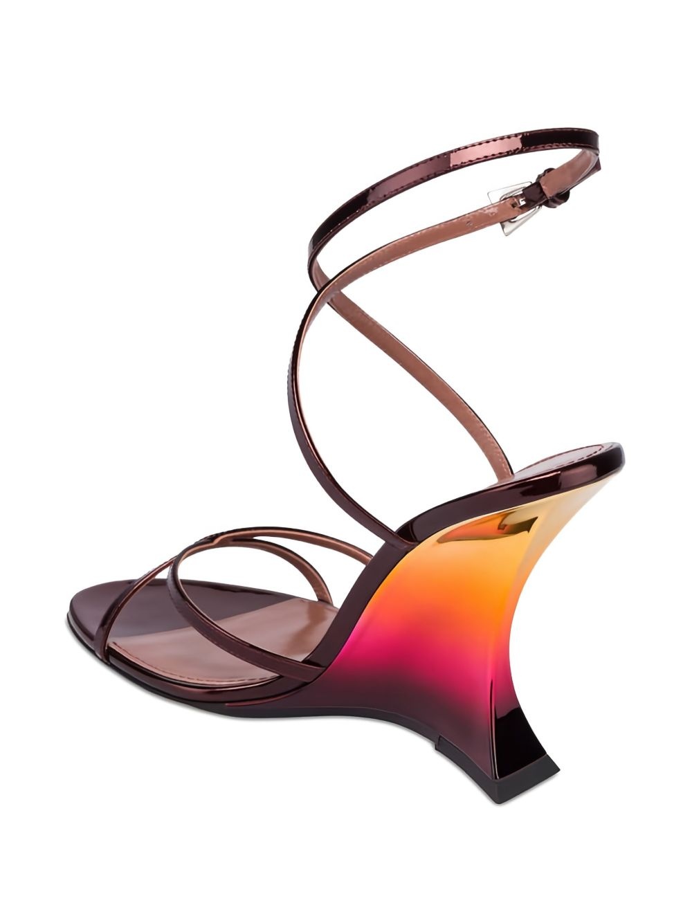 105mm Nina wedge sandals - 3