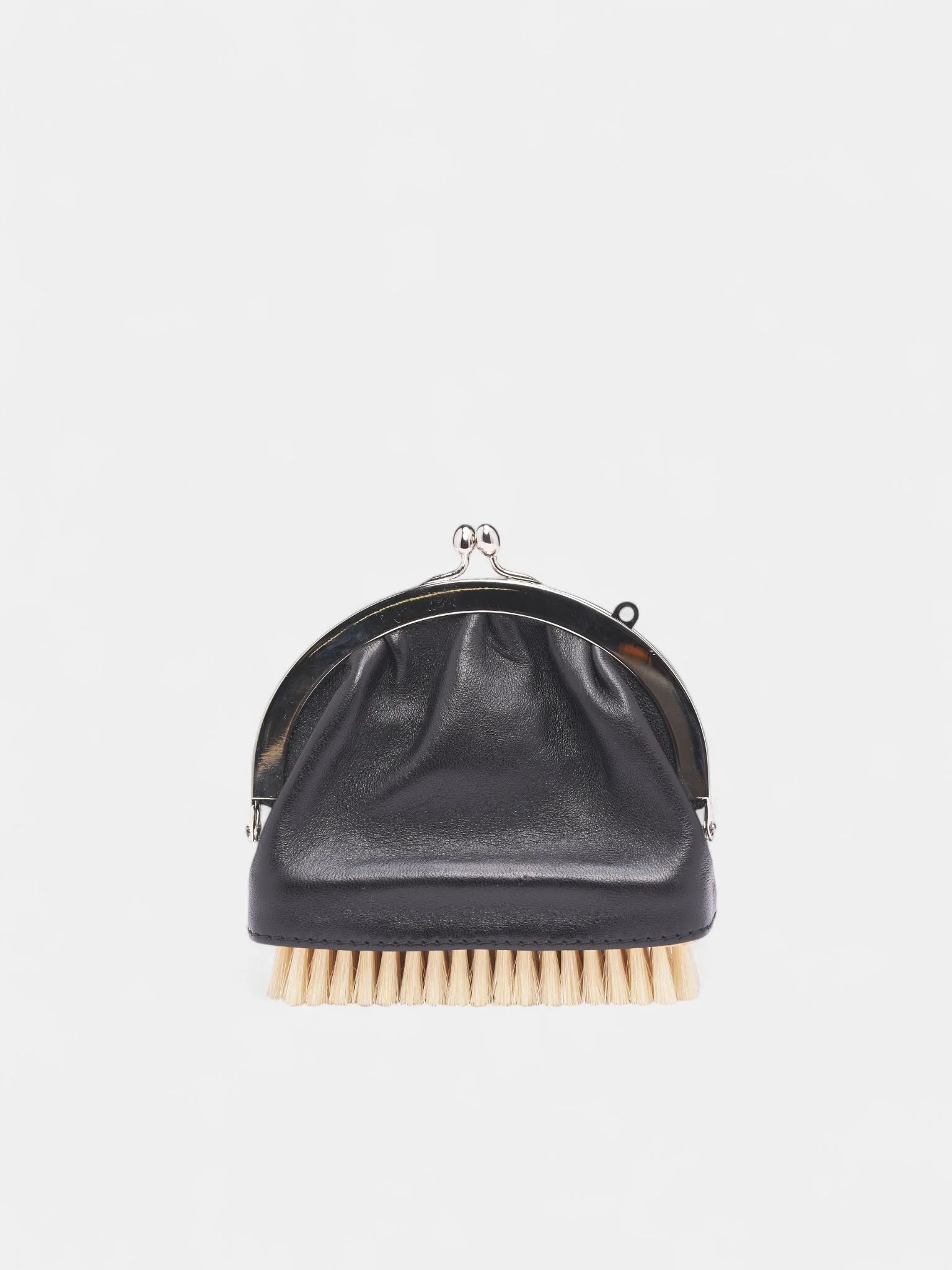 Black Spazzola Brush Coin Purse - 1