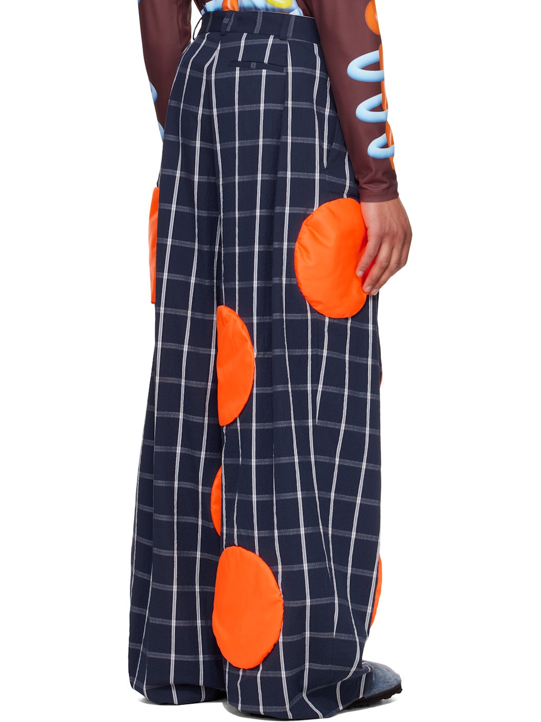 Navy Sun Trousers - 3