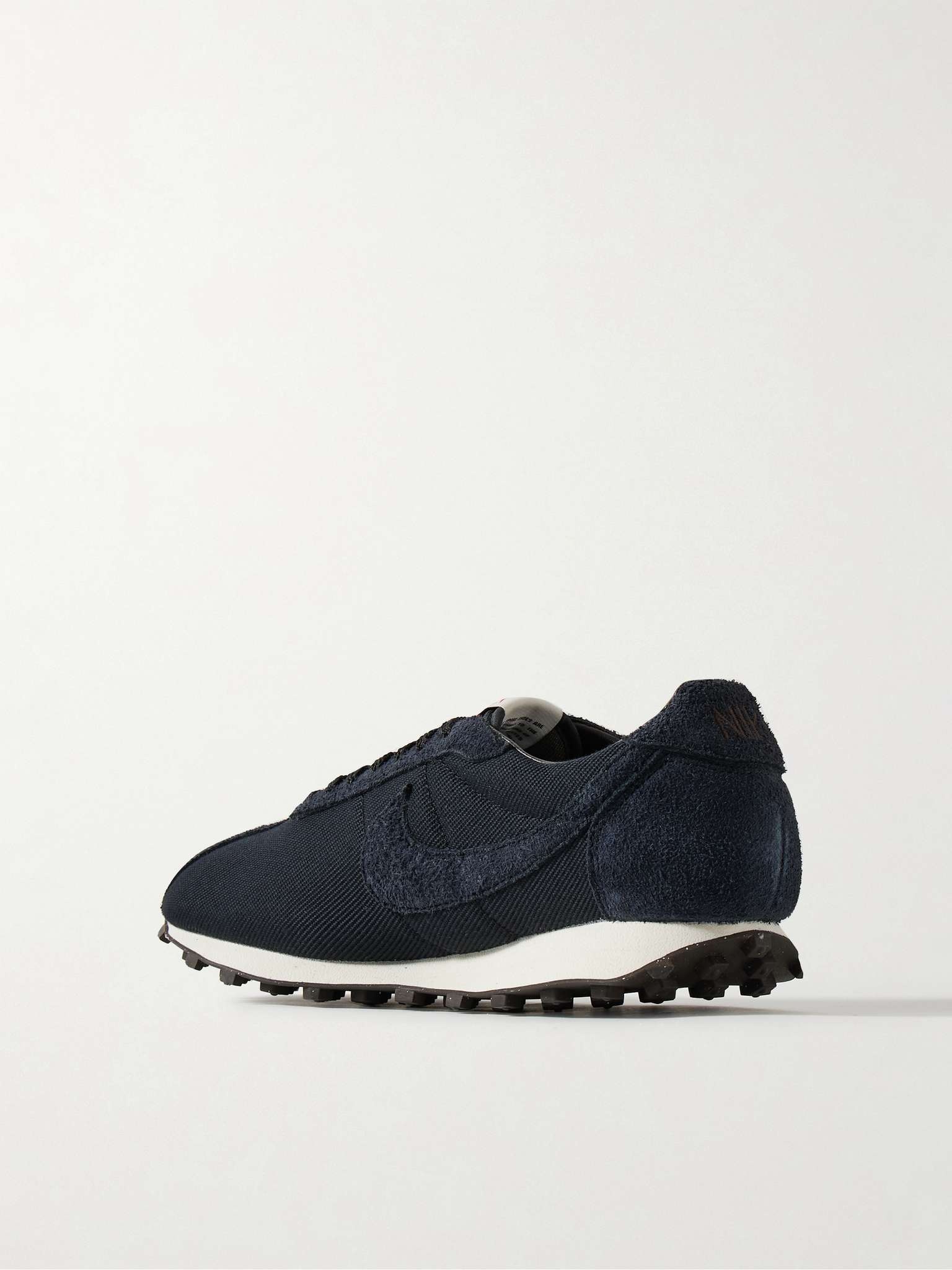 LD-1000 Suede-Trimmed Twill Sneakers - 3