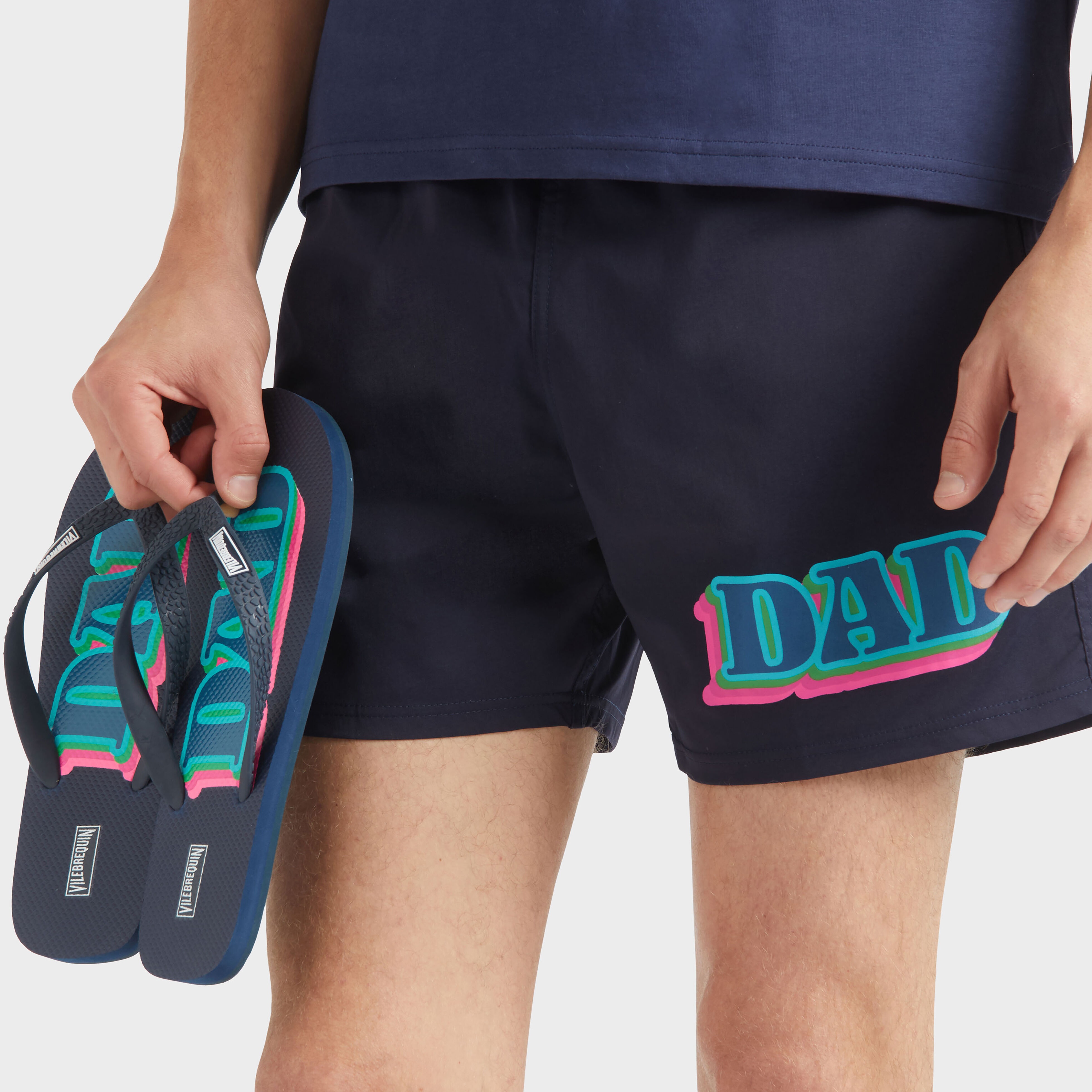 Men Stretch Short Swim shorts Dad and Son - 6