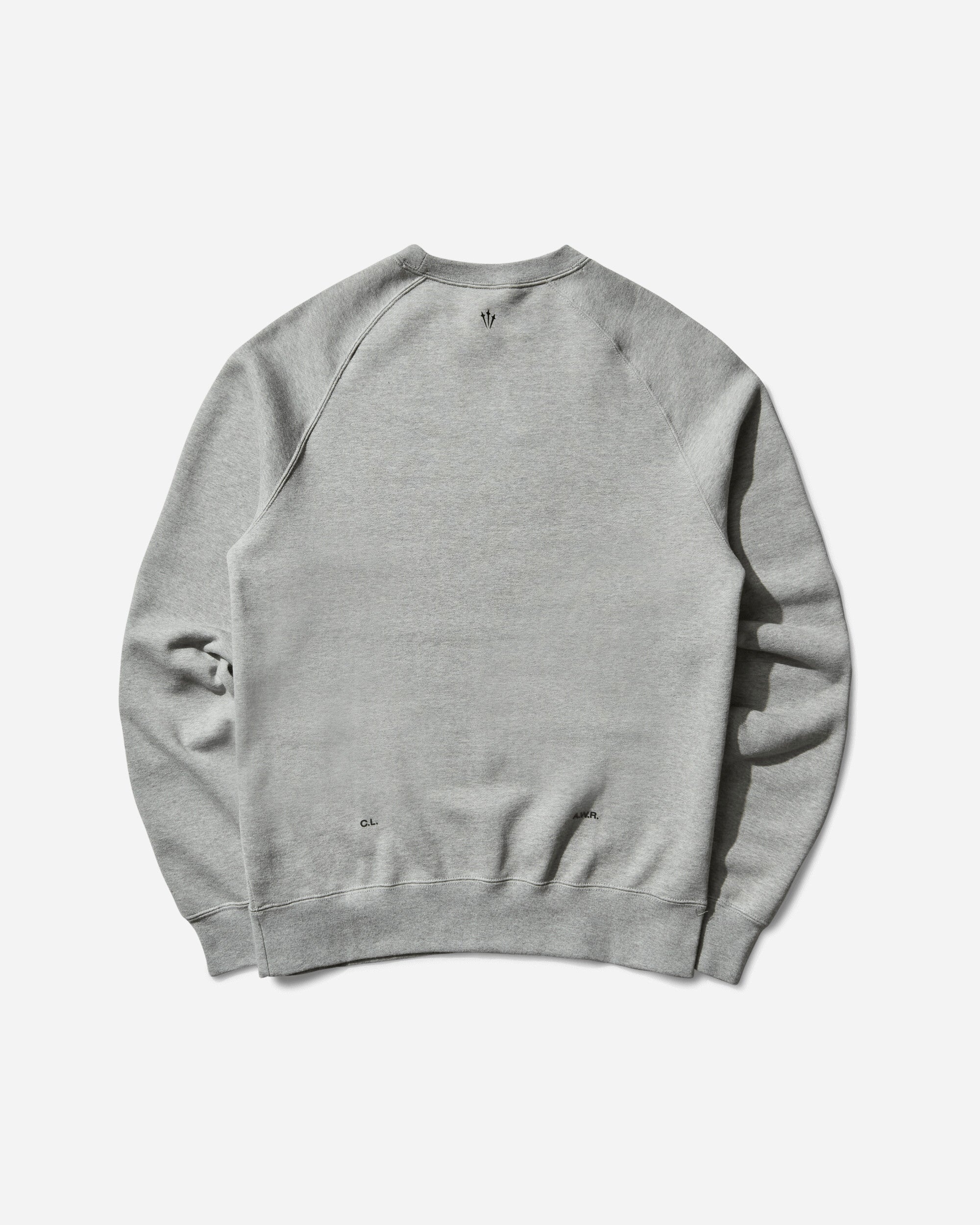 Men's NOCTA Fleece Crewneck Sweatshirt Dark Grey Heather - 2